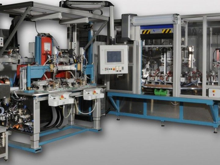 Induction Brazing System - The Induction Brazing System can be used for line production. Additional units, e.g. interference fit assembly<br/>