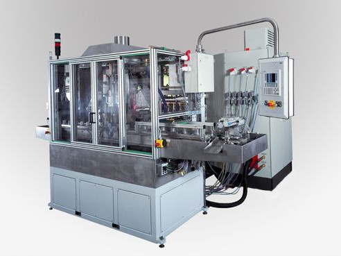 Impianto a induzione per tempra e rinvenimento - Ideal for Inductive heating, soldering and joining for electric motor constructions. The chassis can be made of aluminium or cast iron.<br/>